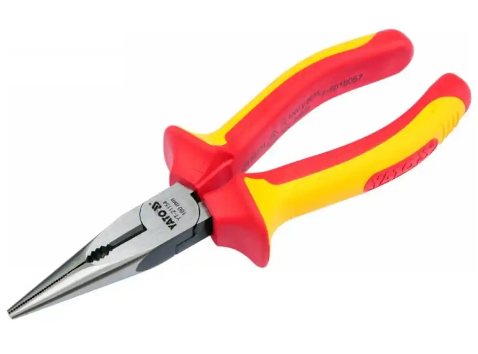 Outlet YATO YT21154 Hosszúcsőrű fogó 160 mm 1000 V-ig szigetelt