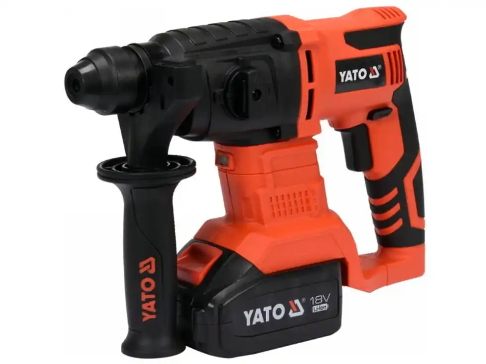 Akció YATO YT82770 Akkus fúrókalapács SDS-Plus 2,0 J 18 V Li-Ion (1 x 3,0 Ah akku + töltő)