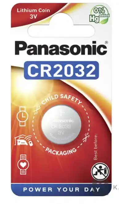 Panasonic CR2032 3V lítium gombelem 1db/csomag Outlet
