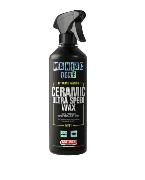 Maniac Line Ceramic Ultra Speed Wax - prémium SiO2 tartalmú spray wax Vedd meg most