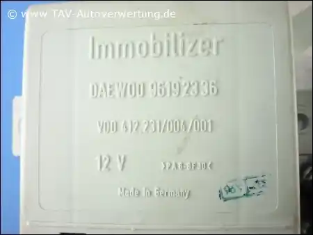 Árengedmény DAEWOO ESPERO Immobiliser modul bontott alkatrész