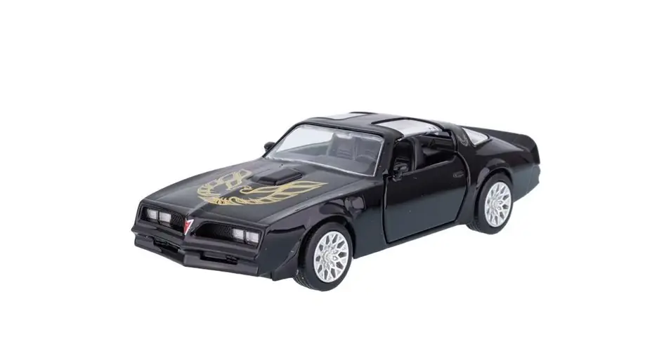 Makett autó, 1 32, RMZ 1978 Pontiac Firebird, fekete Expressz szállítás
