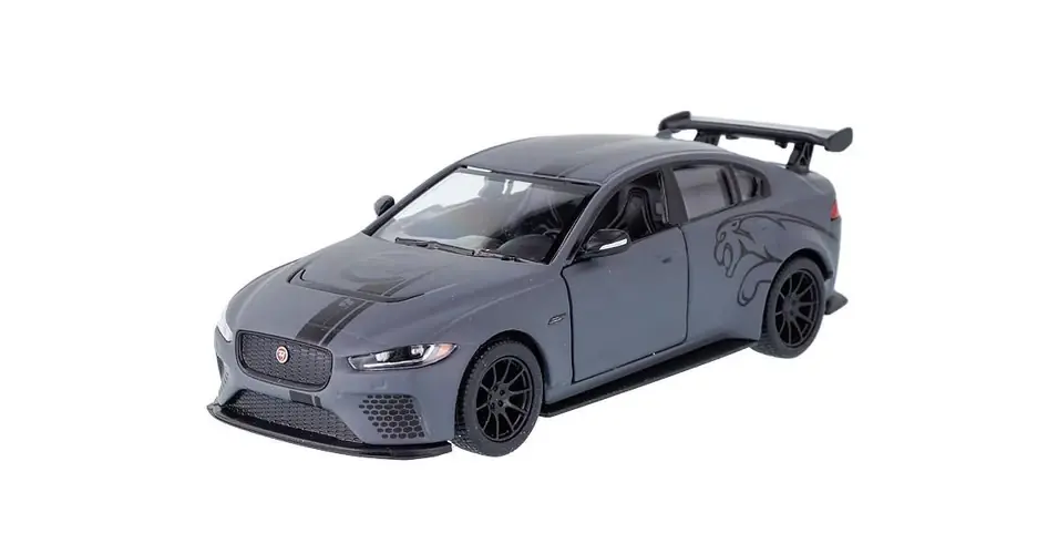 Utolsó esély Makett autó, 1 38, Kinsmart, Jaguar XE SV Project 8, szürke