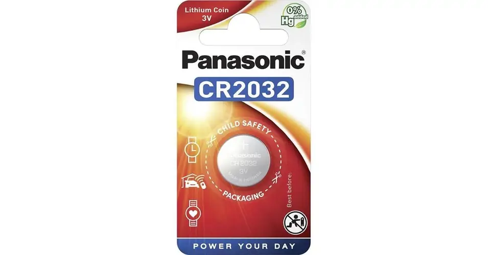 Panasonic CR2032 3V lítium gombelem (1db/csomag) Expressz szállítás