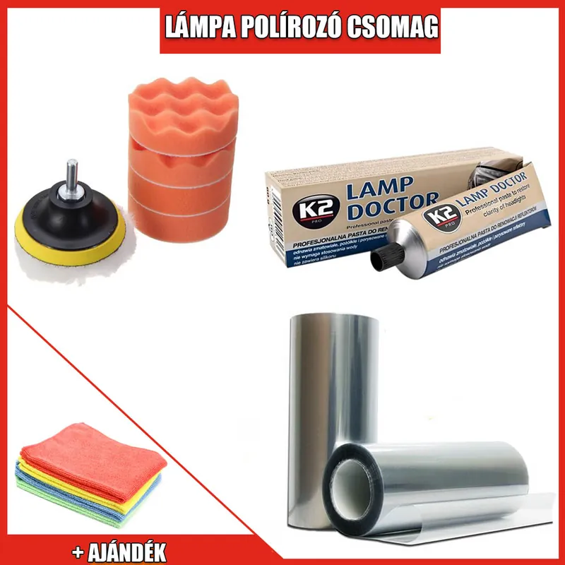 Outlet Lámpa polírozó és lámpafólia csomag