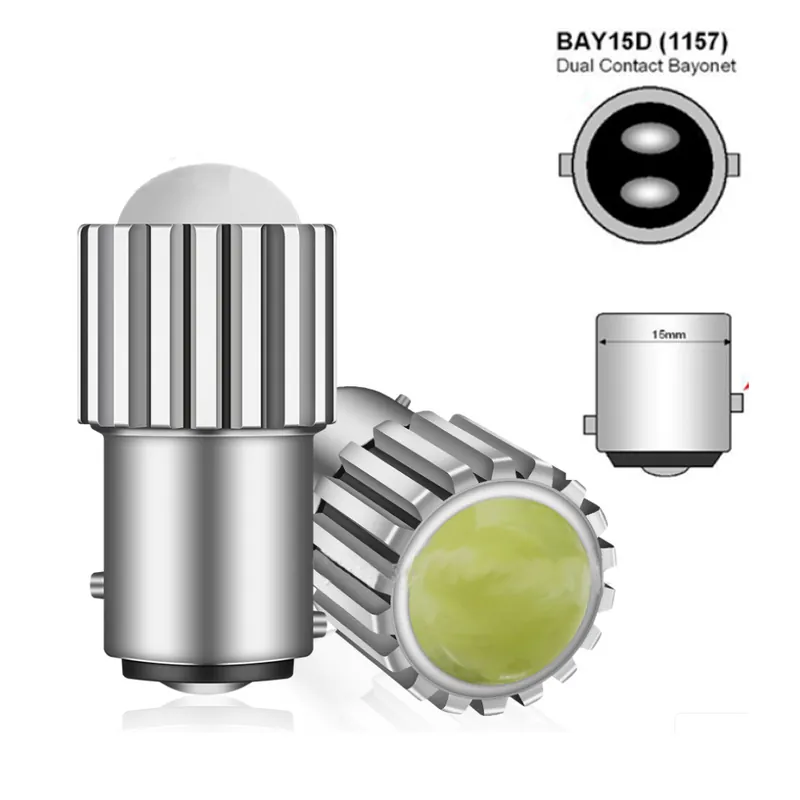BAY15D led fehér 2db Expressz szállítás