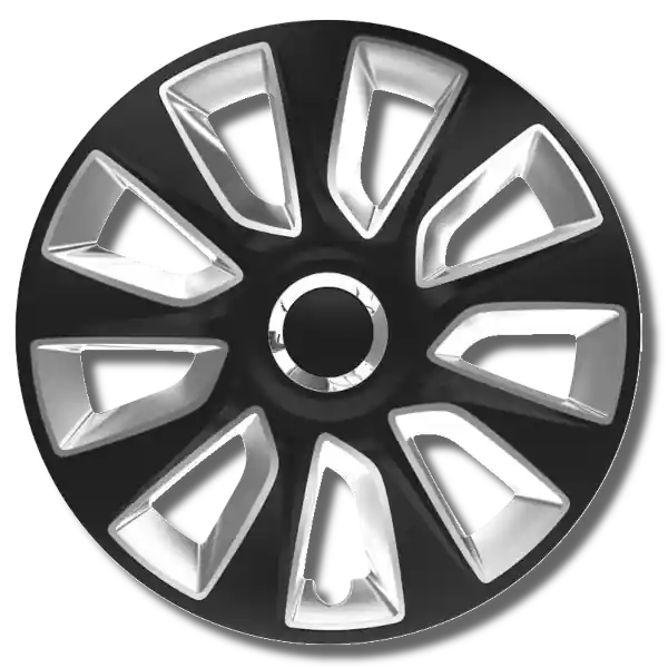 Kedvezmény Dísztárcsa 14″ Stratos Black & Silver 4db