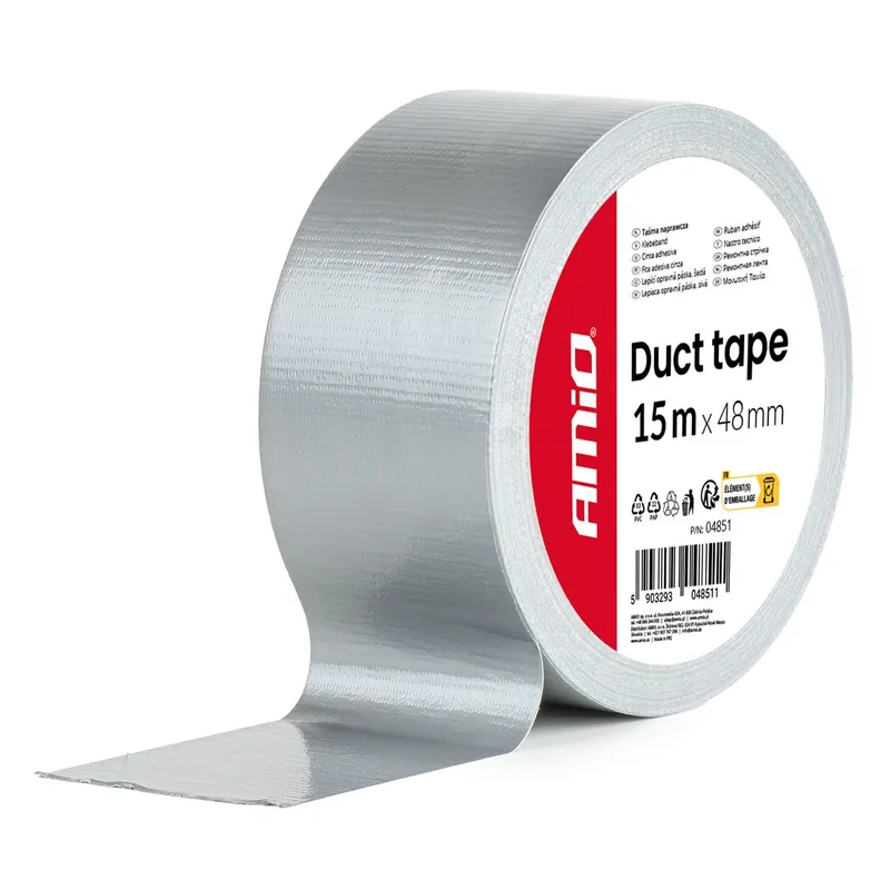 Kedvezményes ár Szürke duct tape – erős, univerzális ragasztószalag 48 mm x 15 m