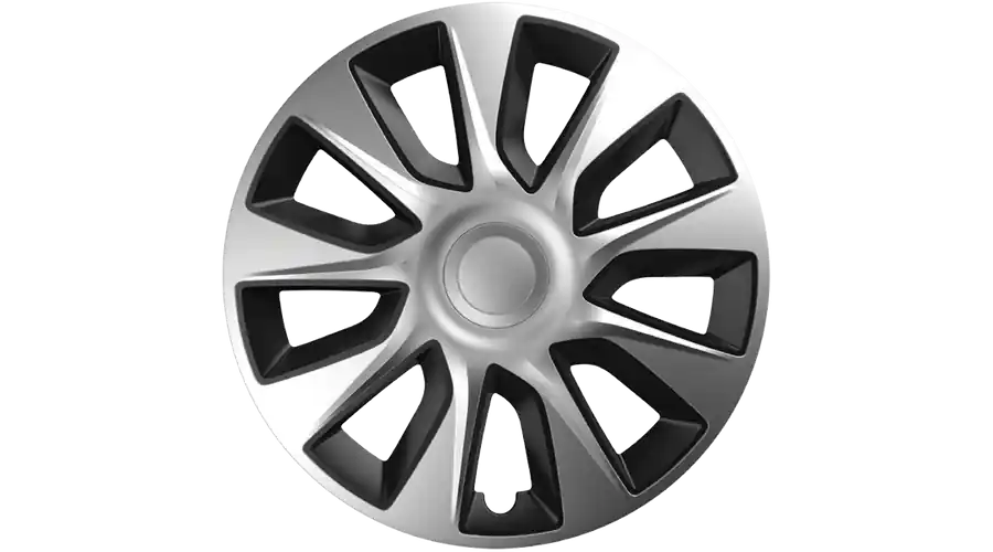 Dísztárcsa 16″ Stratos Silver & Black 4db Rendeld meg most