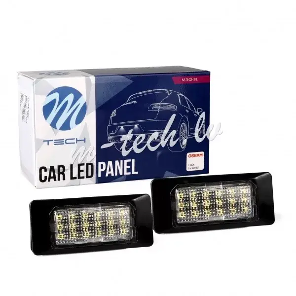 M-Tech, Rendszámtábla Világítás Led 2 db Audi/Vw Biztonságos fizetés