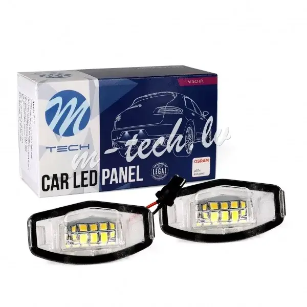 Azonnal elérhető M-Tech, Rendszámtábla Világítás Led 2 db Honda Acura