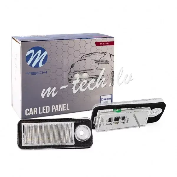 Expressz szállítás M-Tech, Rendszámtábla Világítás Led 2 db Lp-A6W Audi