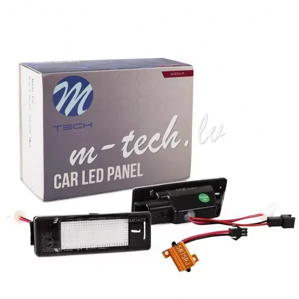 Alacsony ár M-Tech, Rendszámtábla Világítás Led 2 db Lp-P307 Peugeot/Citroen