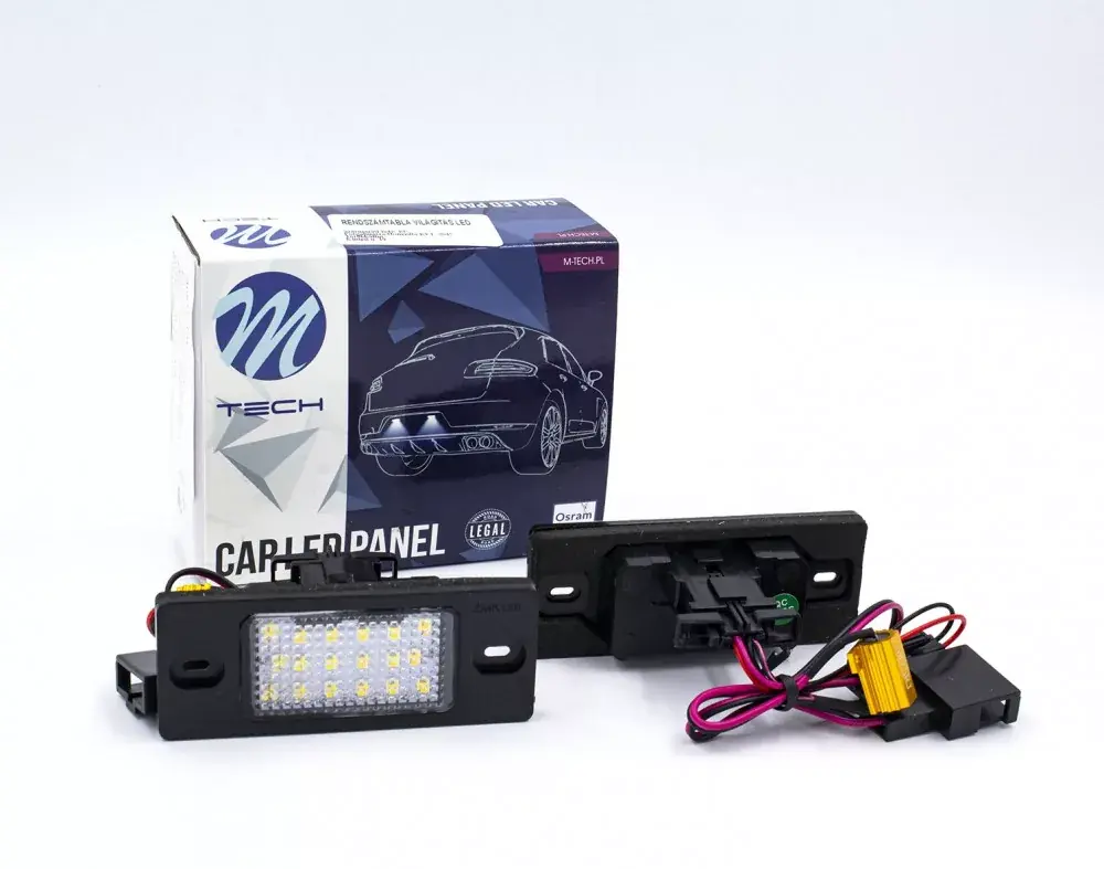 M-Tech, Rendszámtábla Világítás Led 2 db Lp-Psk Vw/Porsche/Audi Prémium