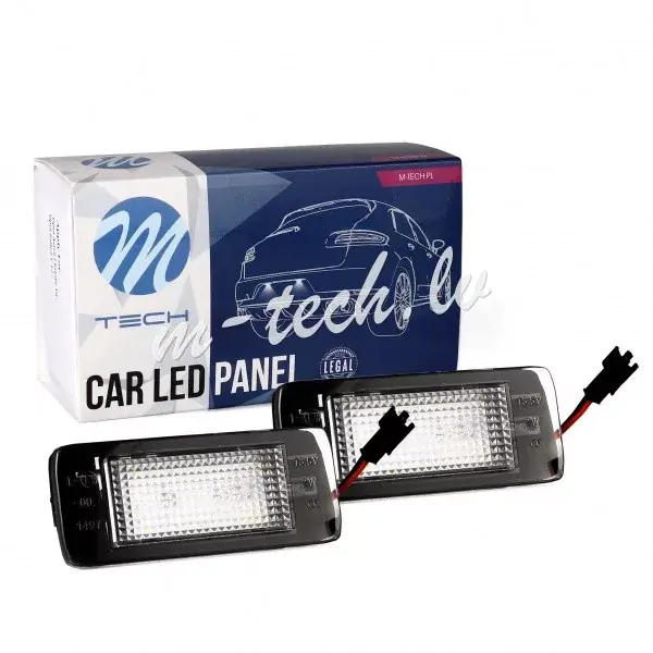 Árengedmény M-Tech, Rendszámtábla Világítás Led 2 db Opel Astra J Zafira