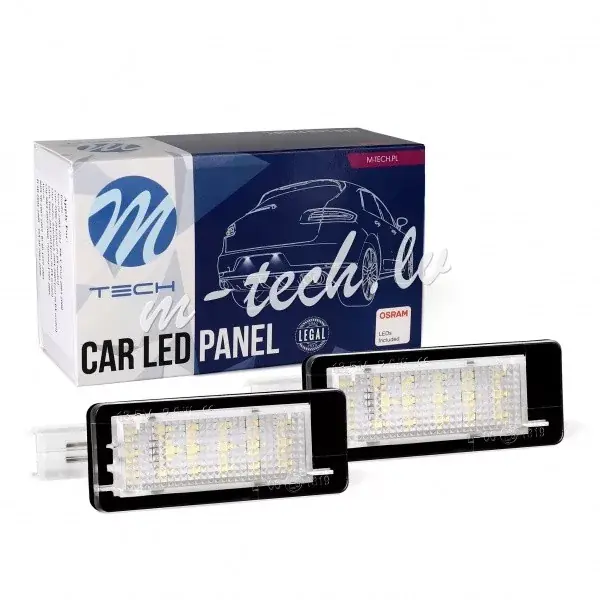 Gyors kiszállítás M-Tech, Rendszámtábla Világítás Led 2 db Renault