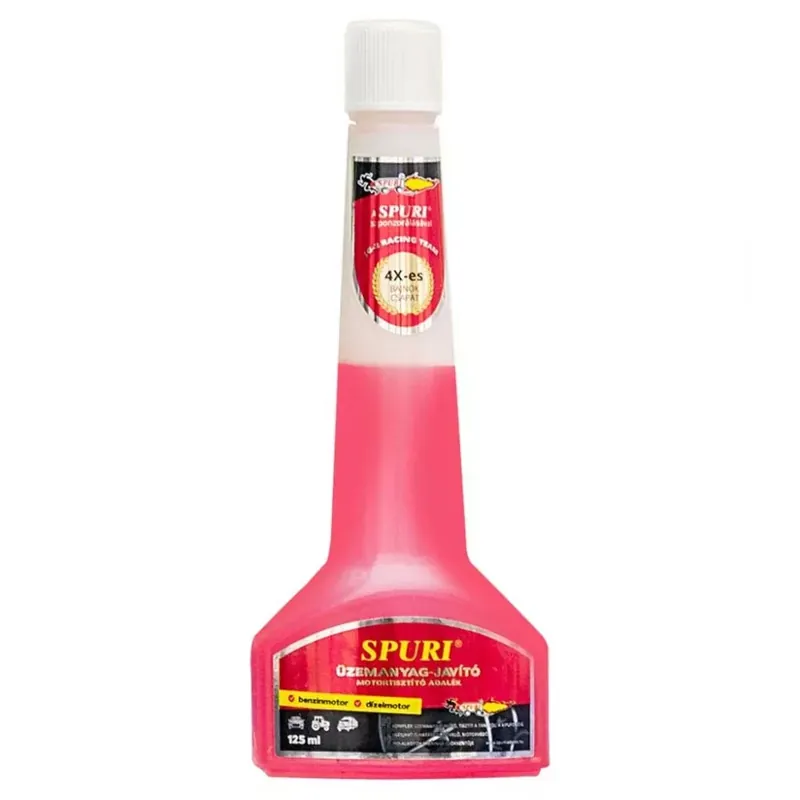 SPURI - Motortisztító és Üzemanyag-javító Energia Folyadék / Benzin- és Dízelmotorokhoz - 125ml Szezonális akció