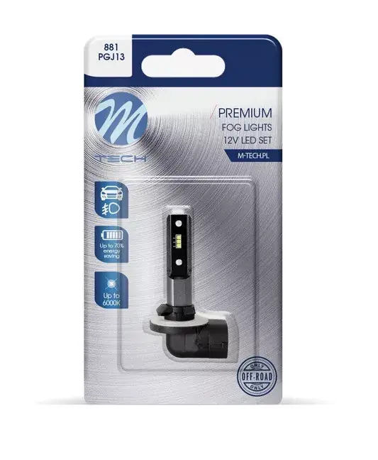 Végkiárusítás M-Tech, LB512W-01B, H27 Led , Fehér, 12V PGJ13