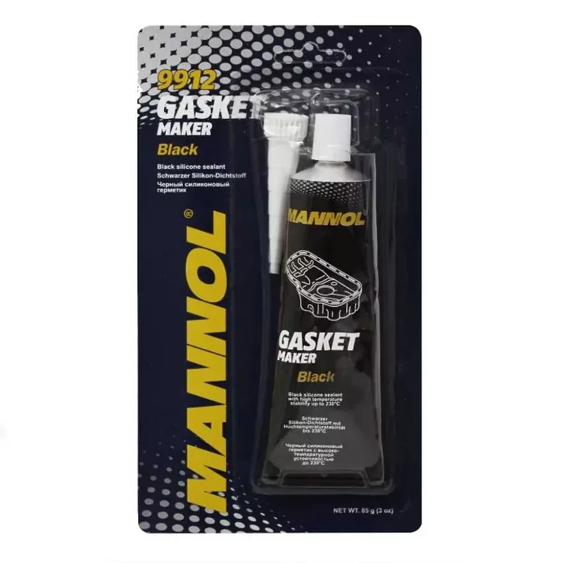 Újdonság Mannol, 9912 Gasket Maker 85g fekete tömítőpaszta