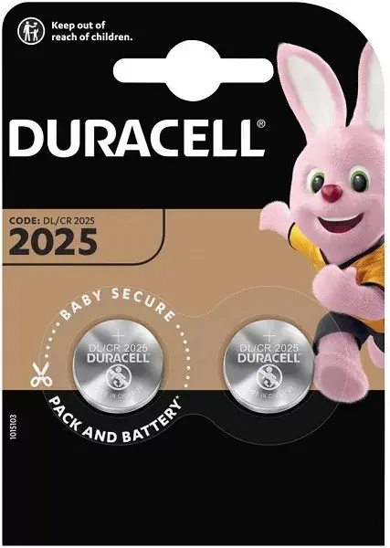 Gyors szállítás Duracell, 2025 Elem, 3V 2db